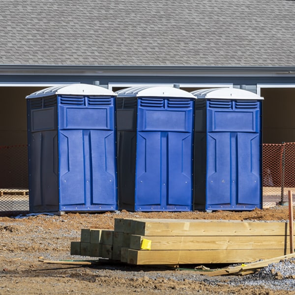 are there different sizes of porta potties available for rent in Whispering Pines